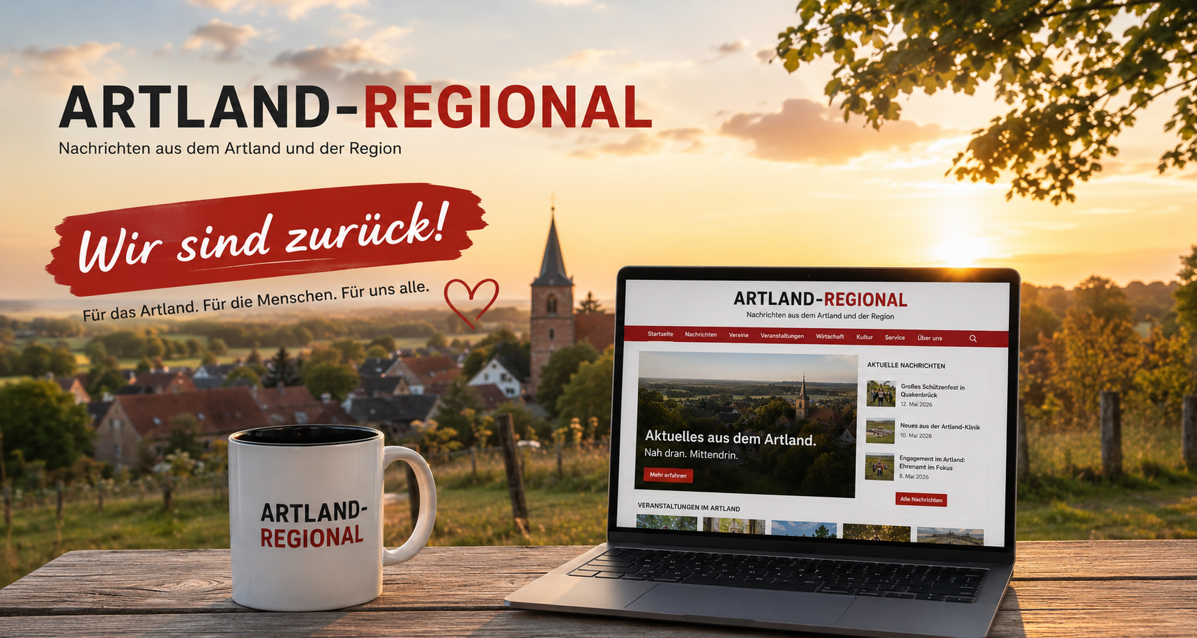 In eigener Sache: Artland-Regional meldet sich zurück